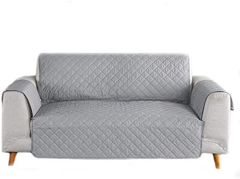 Relarr Water proof Sofa Covers Couch Slipcovers Furniture Protector, Pet Sofa Protector, Non-slip design with Silica gel point Machine Washable (2 seaters, Grey)