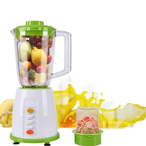 Blender Smoothies Milkshakes Maker Ice Crusher with 3 Speed Control and Pulse Chopper 4 Stainless Steel Blades Meat Grinder & Smoothie Maker with 45,000 RPM High Speed 2L BPA Free Tritan Pitcher