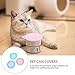 YARNOW 3PCS Universal Silicone PET Food Can Covers Fresh Keeping Lids for Dog Cat Canned Food Sealing Caps Design