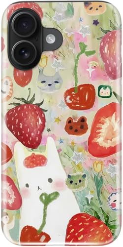 Coque iPhone 16 fleurie LUMARKE rigide et silicone compatible induction