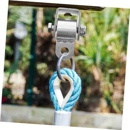 INOOMP Hebilla Resistente para Columpio Accesorio De Hierro Metálico Adecuado para Exteriores y Hamacas - imagen 6