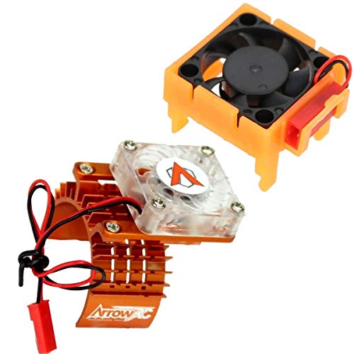 RC Motor Heatsink With Fan For 540 Size Motors - Fits Traxxas Slash, Stampede, Rustler, Bandit