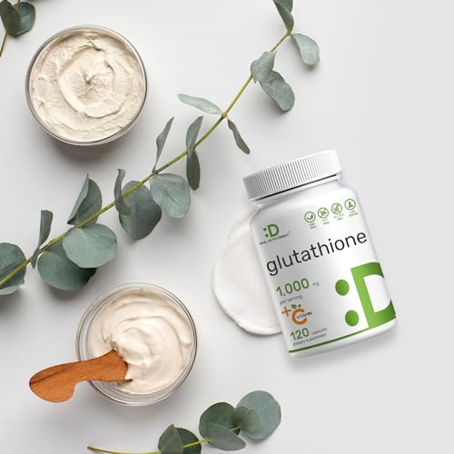 Glutathione Supplement 1,000mg Per Serving, 98% Purity | Plus Vitamin C 500mg, Active Reduced Form (GSH) | Intracellular Antioxidant – Supports Detoxification & Immune Health - Thumbnail 6