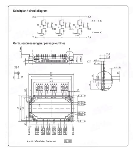 Module FS75R12KE3-B3 75A1200V IGBT pour onduleurs industriels