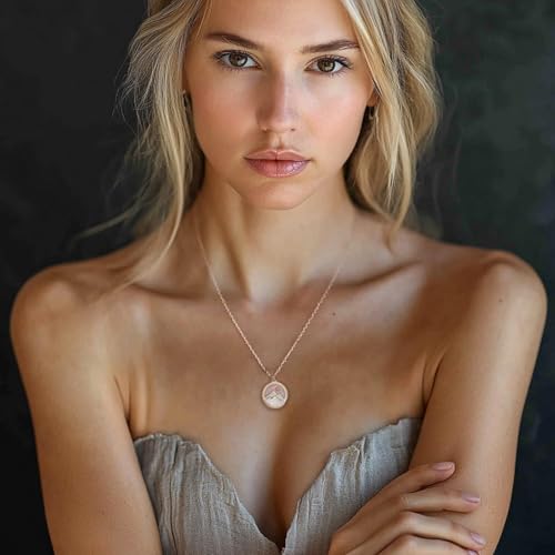 Mustard Seed Necklace for Women Christian Gifts,Move Mountains Shell Necklaces Mothers Valentines Day Gifts Christian Faith Jewelry for Women2