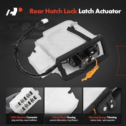 A-Premium Rear Liftgate Latch Actuator Compatible with Toyota Sequoia 2008-2020 Sport Utility, Rear Tailgate Lock Latch Actuator by A-Premium - Image 3
