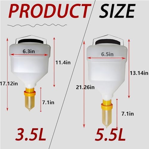 Refillable Sauce Dispenser - Leak Proof Squeeze Bottle for Busy Kitchens, Food Trucks & Restaurants - Durable Plastic, 10-5.5L, Perfect for Sauces & Condiments