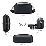 POIUGOYA-Small-Crossbody-Bags-for-Women-Leather-Womens-Shoulder-Purses-and-HandbagsFour-Zip-Camera-Purse-with-Wide-Strap