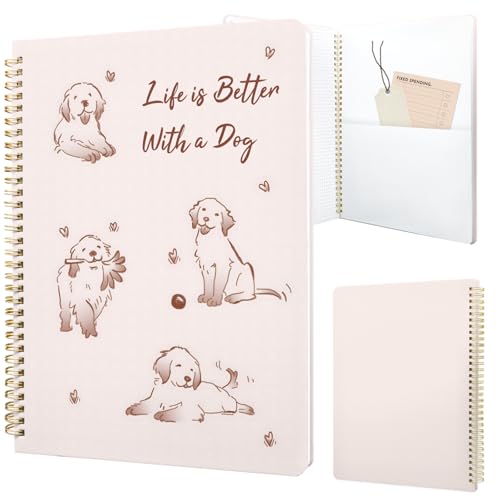Image of Cute Spiral Notebook 8.5 x 11 Graph Paper Journal A4, Dog