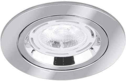 Aurora EnliteEDLM PRO 50W GU10 Fixed Lock Ring Downlight Polished Chrome