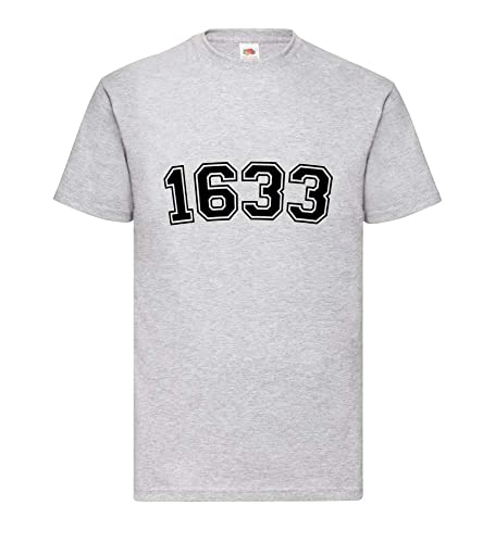 T-shirt pour homme gris 1633 en XXXL idéal pour les moments de détente et les sorties de week-end