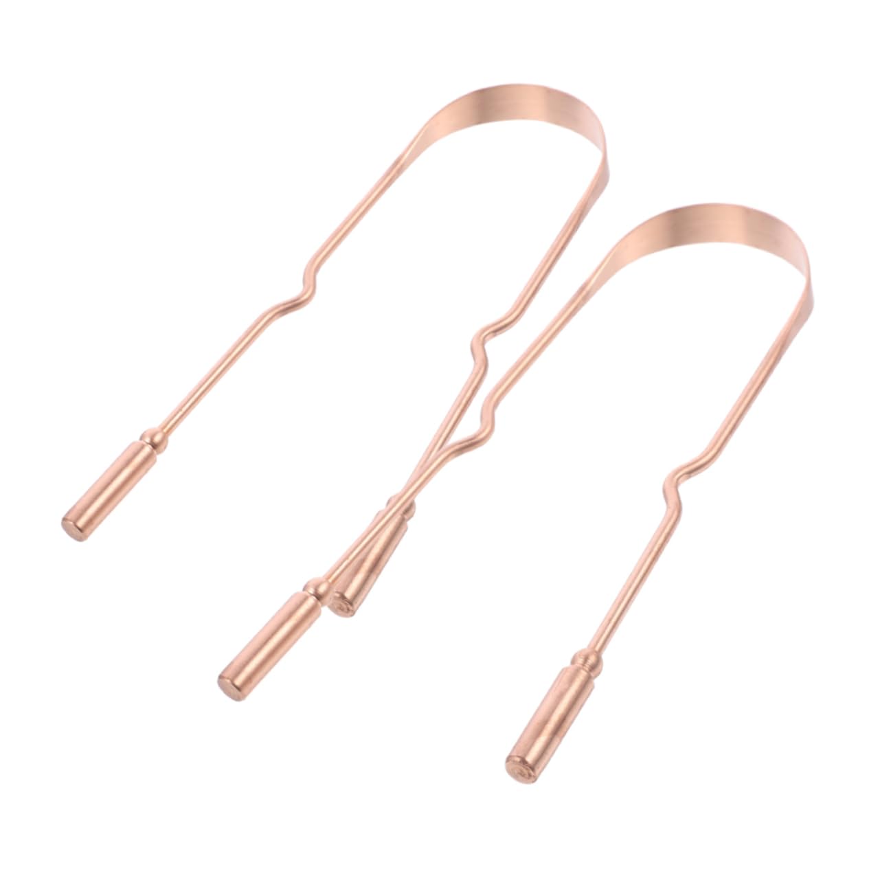 Ipetboom 2pcs Tongue Scraper with Ergonomic Handle Shaped Design for Easy Cleaning Extra Wide Scraping Head for Safe Use Durable and Easy to Maintain for Fresh Breath