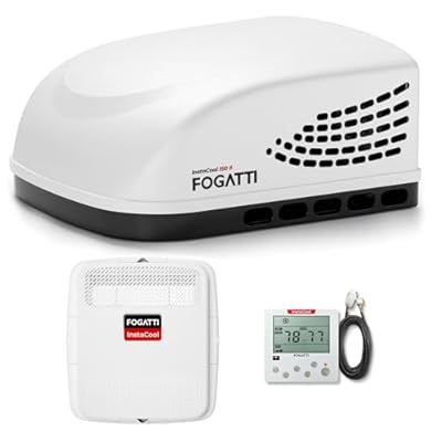FOGATTI 15,000 BTU RV Rooftop Air Conditioner - High-Power Cooling System with Energy-Saving Technology, Ultra-Durable Build & Quiet Performance