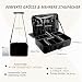 GZCZ Kosmetiktasche Kosmetikkoffer,3 Lagen Große Kapazität Professionelle Make Up Organizer,Tasche wasserdichte Reise Portable Artist Schminkkoffer,Einstellbaren Teilern und Riemen fur Frauen,16,5"