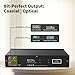 SMSL PL150 CD Player High Power CS43198 Decoder chip, Standard & Mini CDs, with RCA/3.5mm & 4.4mm Headphone/Optical/Coaxial Output, for Vehicle/Laptop/TV/PC, CD Player Amp with Remote Control (Black)