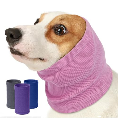 Nanaki Calming Ear Wrap - Quiet Dog Headband & Snood Ear Muffs for Anxiety Relief & Noise Reduction