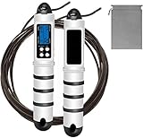 Aptitud deportiva y máxima comodidad: esta cuerda de saltar para ejercitar puede dar forma a su resistencia cardiovascular, resistencia y velocidad mientras mejora la tensión muscular de todo su cuerpo. Una gran opción para boxeo, MMA y entrenamiento cruzado. Diseñado ergonómicamente con asas antideslizantes para un agarre óptimo y cómodo. Disfrute del envío y aproveche al máximo el ejercicio.