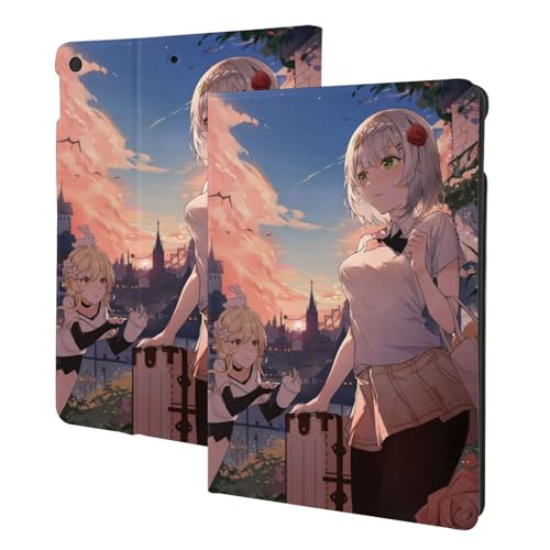 Compatible with 原神 Genshin Impact iPad 第10世代 ケース (2022年) iPad 10.9 ケース iPad 10.9インチ iPad 10.9 カバー 10世代ケース PUレザー スマートカバー オートスリープ機