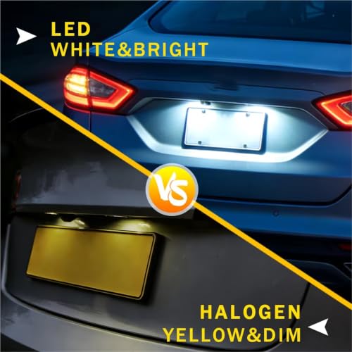 Luz LED de matrícula para Ford Mustang GT 1994 a 2004 lámpara trasera número 2
