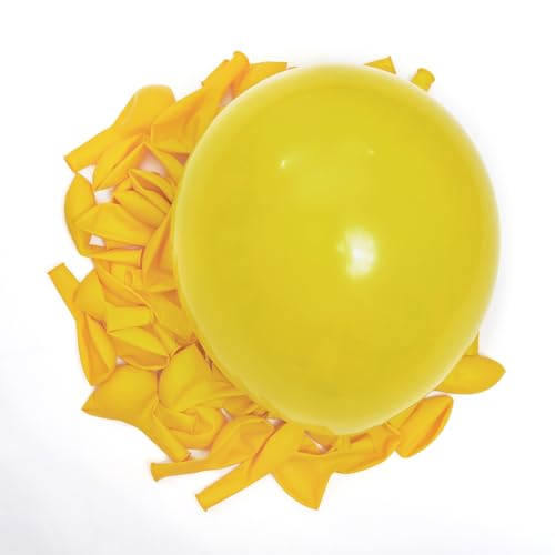 Image of 300 pack Yellow Balloons 12 Inch Yellow Latex Balloon Bulk for Party Supplies and Decorations