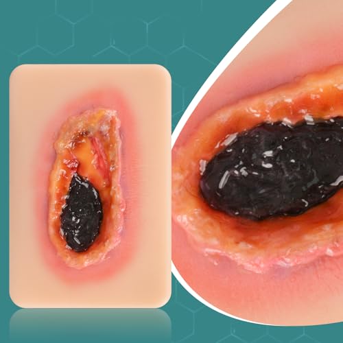 Image of Wound Packing Trainer, Dry Necrotic Wound Simulation Models for Medical Education, Wound Care Demonstrations Tool