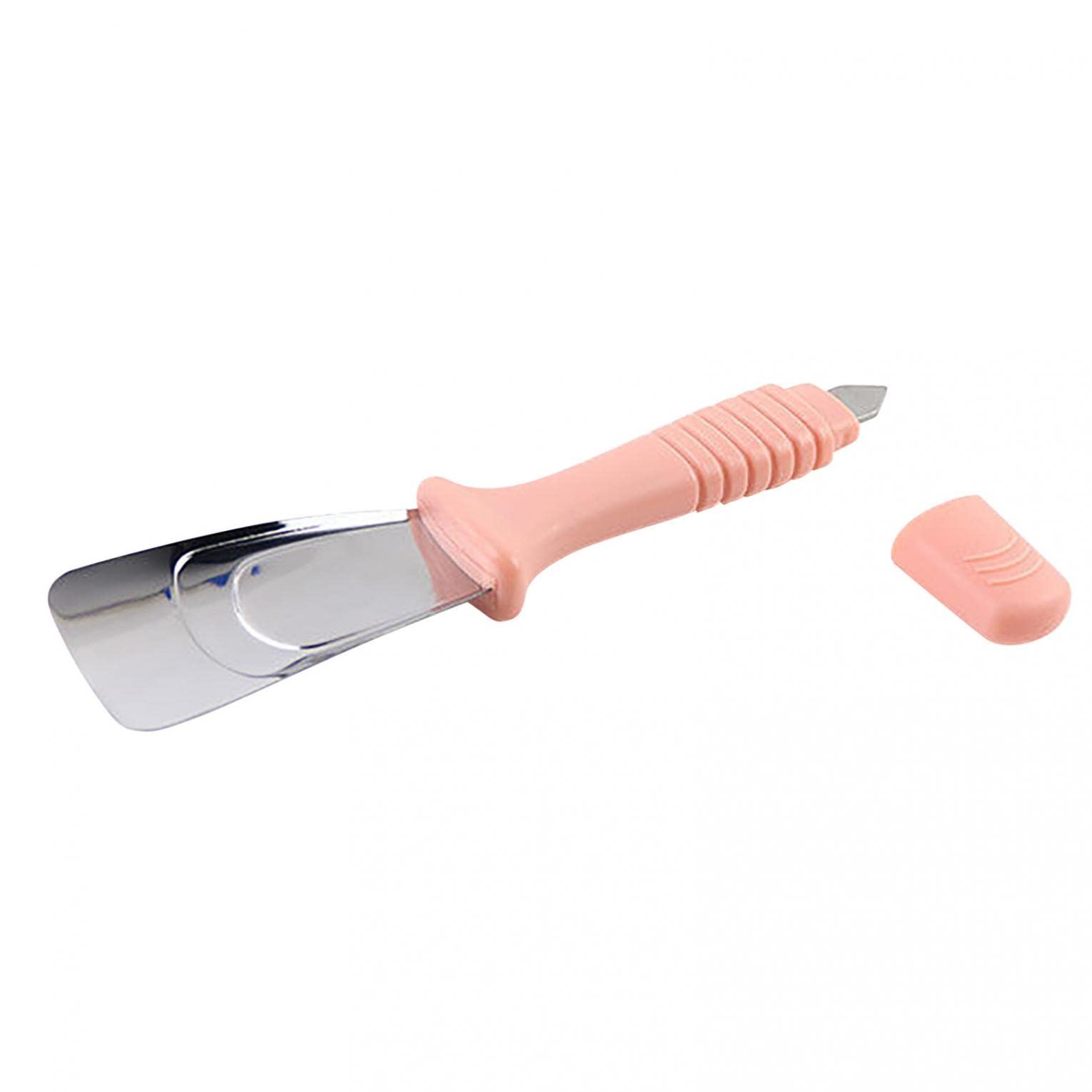 1 rascador de hielo para nevera, cocina, congelador, pala de acero inoxidable, multifuncional, accesorio práctico para el frigorífico.