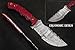 Multi Color Handle Wooden Handmade Damascus Steel Hunting Knife, Hand Forged Camping Knife, Gift For Him TTR-07