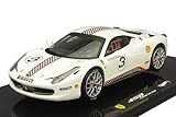 Mindestalter: 14 Jahre Hotwheels - Elite (Mattel) – x5505 – Fahrzeug Miniatur – Ferrari 458 Challenge – 2010 – Echelle 1: 43