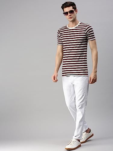 Image of ONN Men's Striped Relaxed Fit T-Shirt