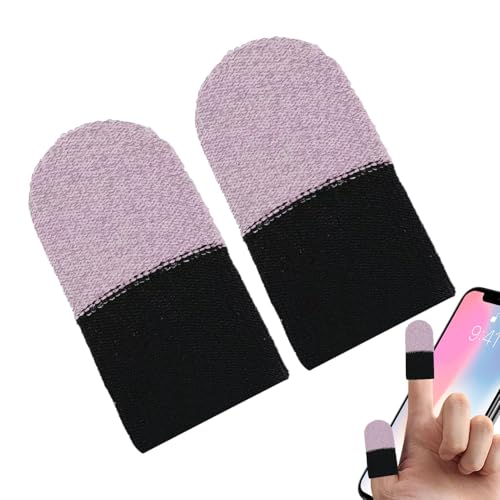 2 piezas de dedos para juegos móviles, antisudor, transpirables, para pantalla táctil, guantes de dedo para juegos, protector de pulgar, artefacto de juego para teléfono móvil, accesorios de juego - imagen 9