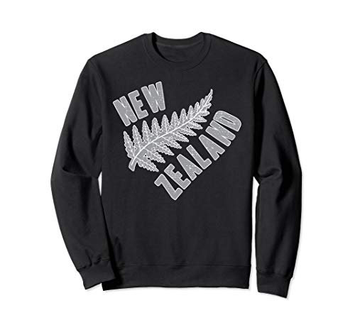 New Zealand (Vintage Silver Fern Rugby / Cricket) Sweatshirt
