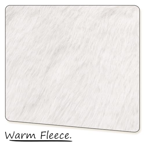 Girls Faux Fur Fluffy Coat for 4-10 Years Winter Jacket Soft Lining Warm Outerwear4