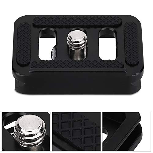 Adaptador de braçadeira de liberação mini portátil de liga de alumínio placa de liberação rápida par