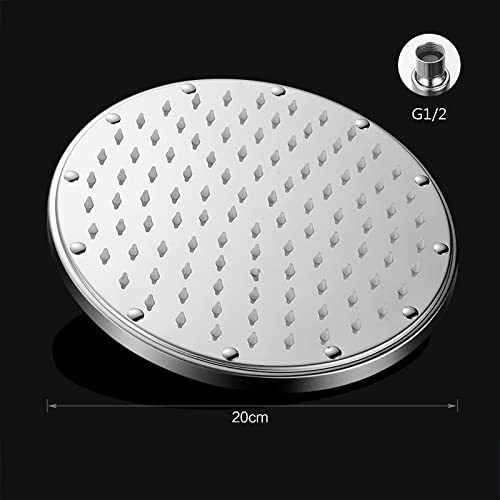 Pommeaux de douche pluie haute pression contre le manque de débit