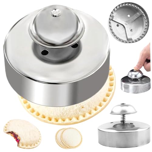 Sandwich Cutter y sellador Ronda de 3, 5 pulgadas Cortador Top Top Press Seller Multi-utilable para galletas, pastel y
