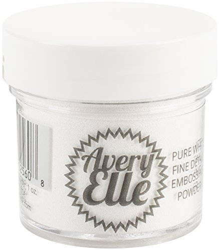 Avery Elle E1701 Fine Embossing Powder 1oz-White