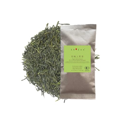Organic Sencha Green Tea Loose Leaf from Japan - ShiZen Tea (Organic Sencha Superior 100g)