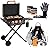 22 inch Blackstone Griddle with Hood and Grill Stand, Foldable Outdoor Flat Top Grill Propane Portable Gas Grill, BBQ Grill with Blackstone Accessories, Seasoning, and Blackstone Griddle Gloves