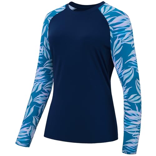 T-Shirt de Pêche et Randonnée pour Femme Manches Longues Anti-UV Randonnée en Plein Air