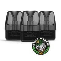 ELFX Pods leer 3 Stück 0,6 Ohm 2ml kompatibel mit ELFX ELFX Pro ohne Liquid inkl Testpackung Longpapers von M&J
