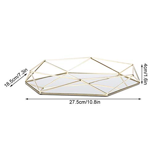Vassoio Specchio d'oro, Vassoio per Profumo