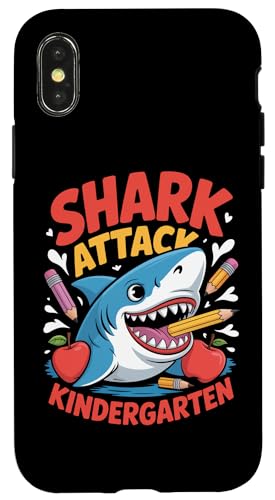 SHARK ATTACK KINDERGARTEN T ct  Vw LbY X}zP[X iPhone X/XS p