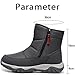 Men’s Waterproof Orthotic Winter Work Boots, Extreme Cold Protection, Lip Durable Sole, All-Day Comfort Insulated Boots (Black, Medium, Adult, Men, 10, Numeric, US Footwear Size System, Medium)
