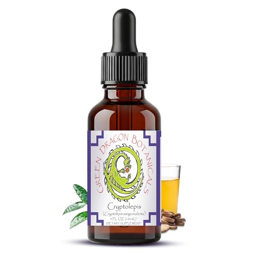 Cryptolepis Tincture Liquid Extract | Cryptolepis Sanguinolenta Root Herbal Drops | Immune Support† Supplement | Buhner Protocol Inspired | Plant-Based Herbal Extract (4 fl oz)