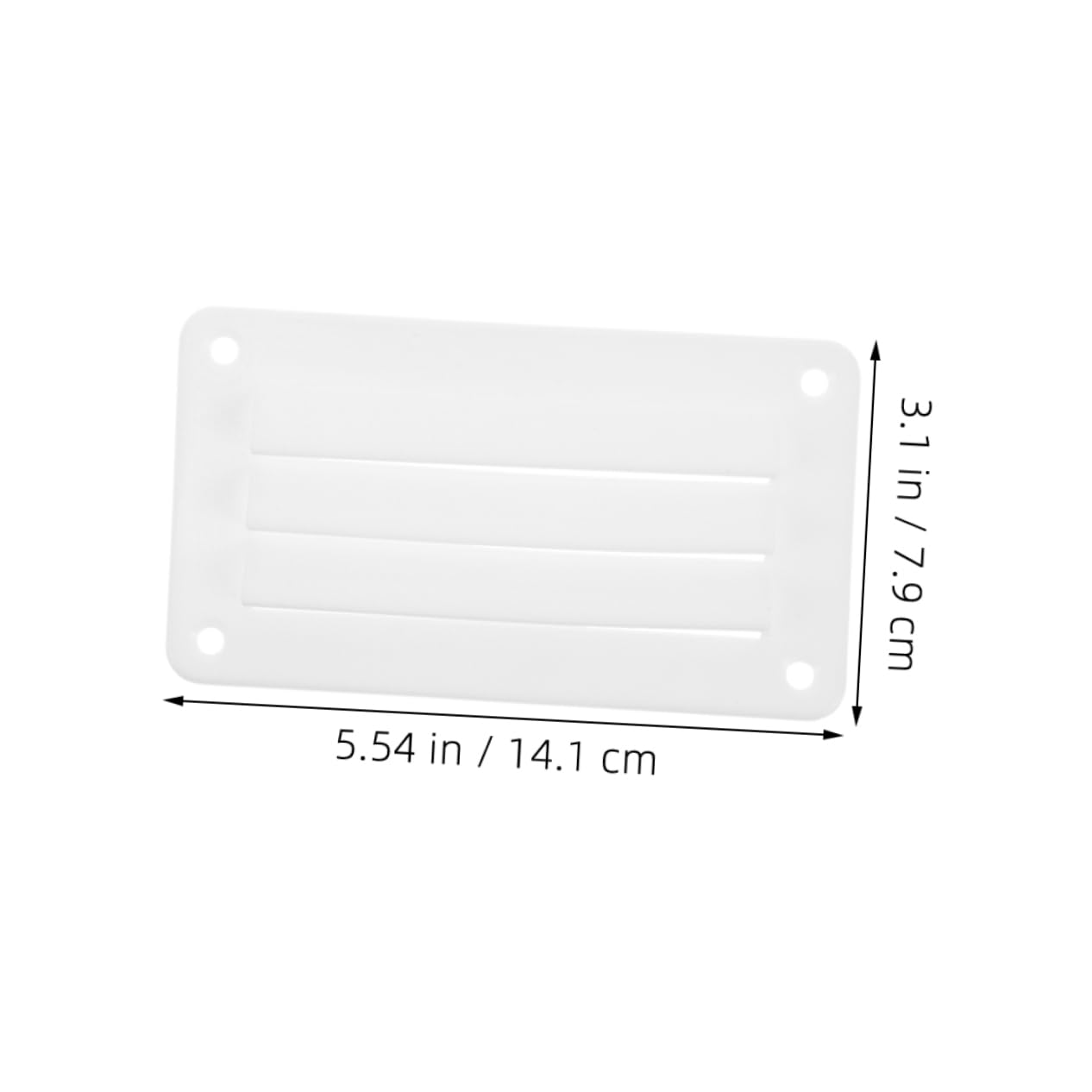 PRETYZOOM Louvered Vent for Boat and Rv Rainwater Resistant Air Vent Grille with Screws for Easy Installation for Kayaks Yachts and Cargo Ships