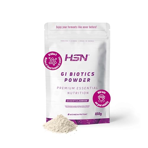 HSN GI Biotics Polvo Fermentos Tindalizados L-Glutamina y Enzimas 150g