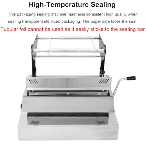 Machine De Scellage Thermique Médicale, Scelleuse Demballage en Acier Inoxydable, Largeur De Scellage Maximale 250 Mm, Largeur Dindentation 10 Mm, pour Produits Dentaires Et Cosmétiques