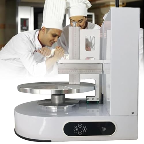 Rascador automático ajustable para tartas para alisar y decorar, ideal para untar crema, rellenar y pulir bordes en tiendas de postres y hornear en casa