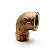 Thrifco 5317044 1/1/4 Inch 90 Degree Brass Street Elbow