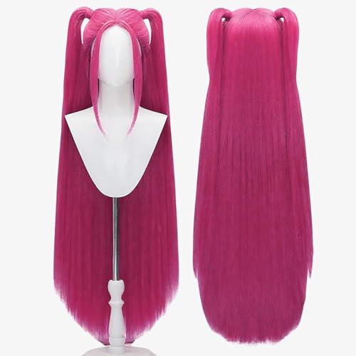 Perruque tressée Demon pour enfants, extensions de cheveux violets pour cosplay, Halloween, cosplay, accessoire de cosplay, Perruque Costume Demon Hunter Pour Enfants...